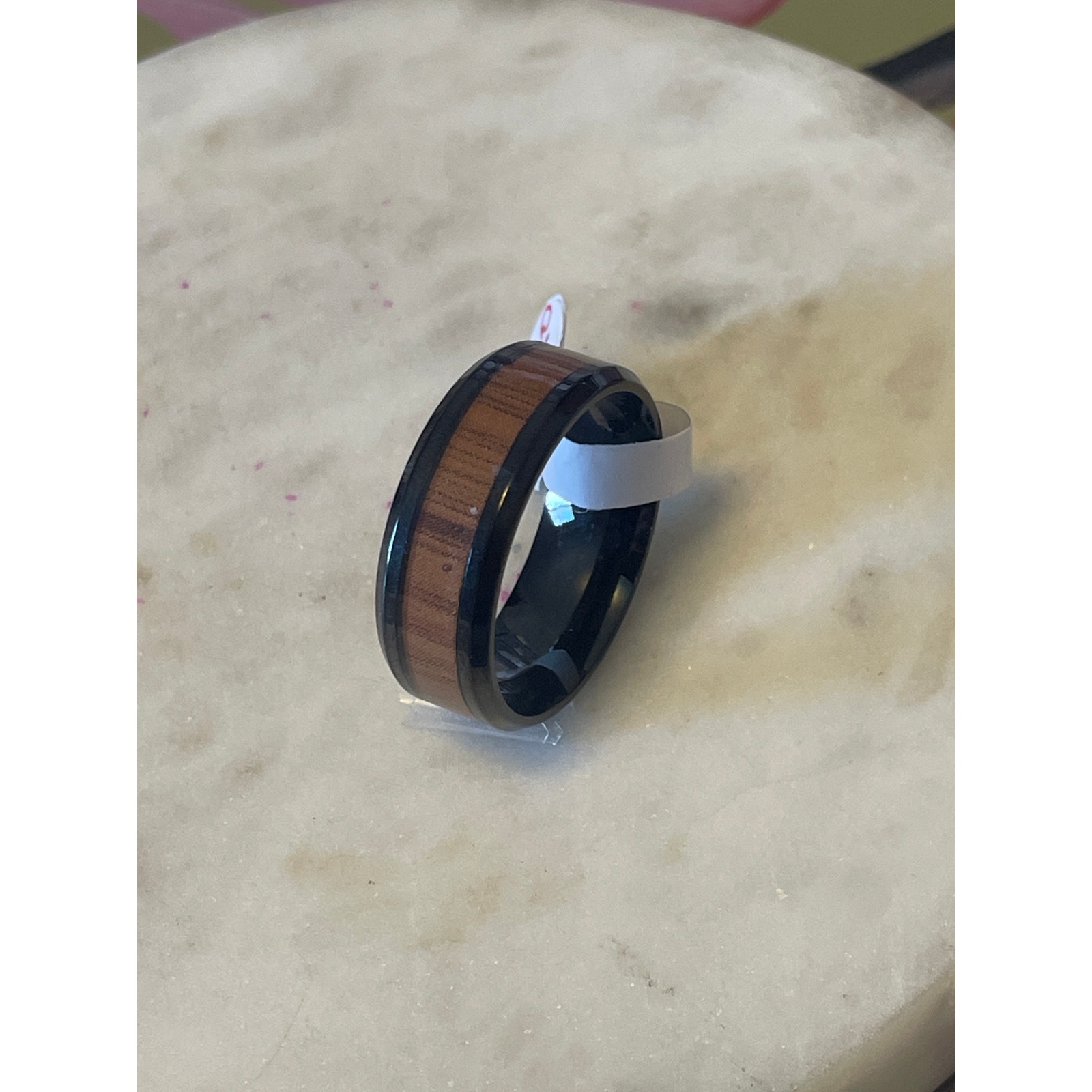 Mens Stainless Steel Wedding Band Style Ring 12